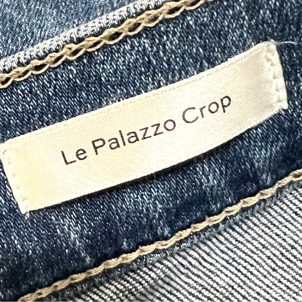 Frame Le Palazzo Crop Wide Leg High Rise Casual Denim Jeans Women’s 30 - Picture 15 of 16